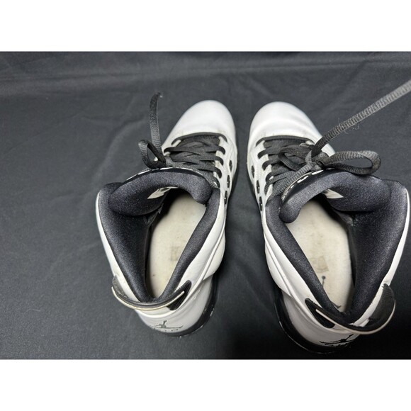 Mens 11 - Nike Air Jordan Retro Sneakers Black White 'Motorsports' DC7330-100 - Picture 8 of 10